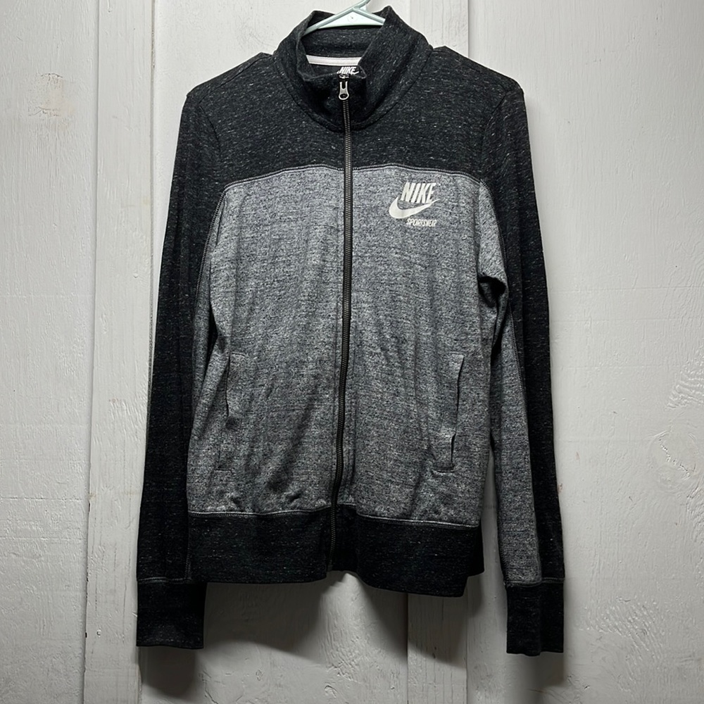 Nike grey light track jacket